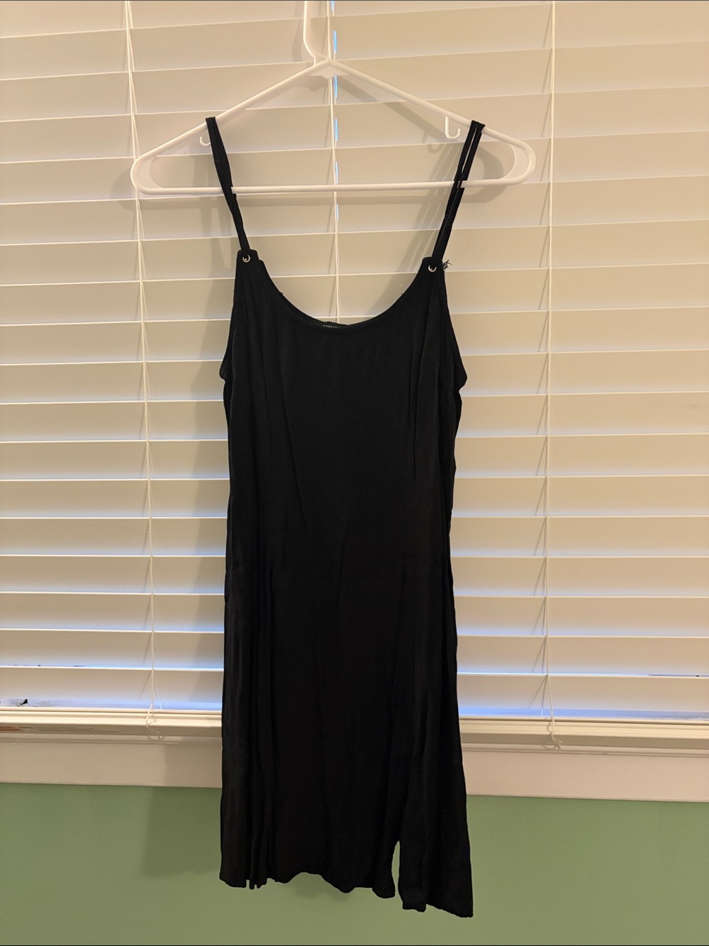 Black Slip Dress with Adjustable Straps